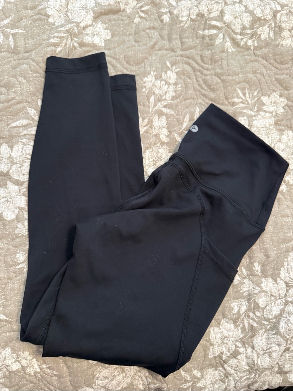 90 Degree By Reflex Black Performance Leggings women’s size small